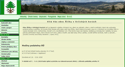 Desktop Screenshot of obecricky.cz